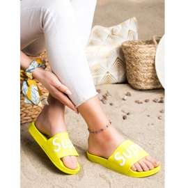 Seastar Zapatillas de goma super verde amarillo 3