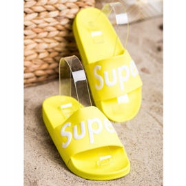 Seastar Zapatillas de goma super verde amarillo 1