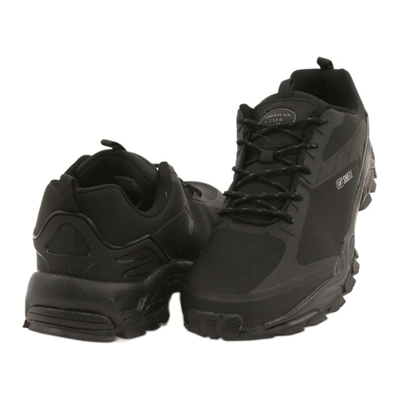 Zapatillas deportivas de hombre softshell impermeables ADI American Club HL16 negro 3