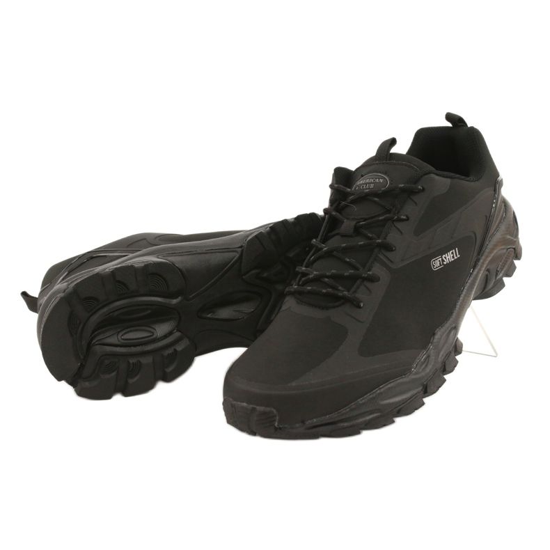 Zapatillas deportivas de hombre softshell impermeables ADI American Club HL16 negro 4