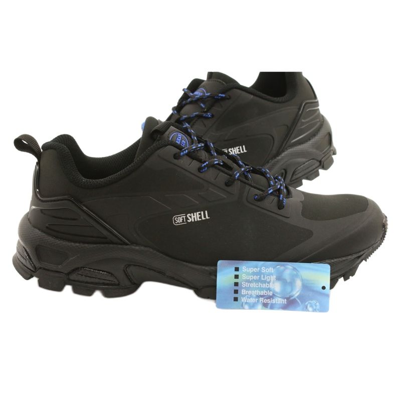 American Club Zapatillas deportivas atadas ADI American soft-shell impermeable HL17 negro azul 4 American Club Zapatillas deportivas atadas ADI American soft-shell impermeable HL17 negro azul 4