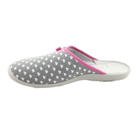 Zapatos de mujer befado pu 235D174 blanco rosado gris 2 Zapatos de mujer befado pu 235D174 blanco rosado gris 2