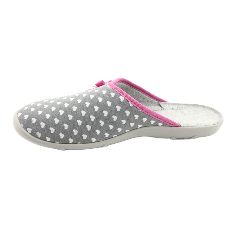 Zapatos de mujer befado pu 235D174 blanco rosa gris 2