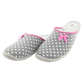 Zapatos de mujer befado pu 235D174 blanco rosa gris 3