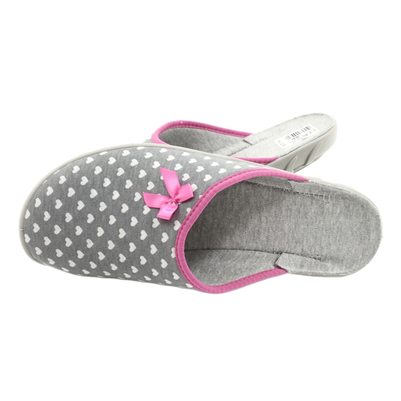Zapatos de mujer befado pu 235D174 blanco rosa gris 5