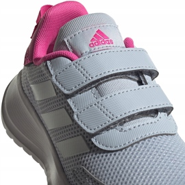 Zapatillas Adidas Tensaur Run C para niños gris-rosa FY9197 rosado 4
