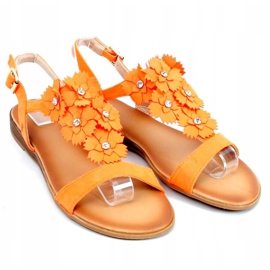 Sandalias de mujer naranja F3273 Orange 3