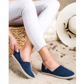SHELOVET Alpargatas sin cordones azul marino 2