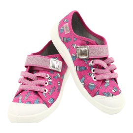 Calzado infantil befado 251X167 rosado plata 8