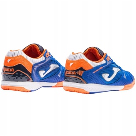 Botas de fútbol Joma Dribling 2104 In Sala azul / naranja 2