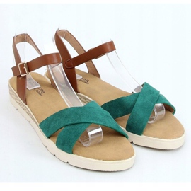 Sandalias de mujer verde 1031-15 Verde marrón 1 Sandalias de mujer verde 1031-15 Verde marrón 1