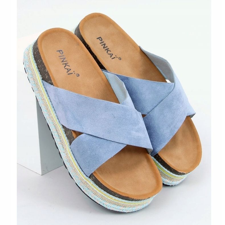 Pantuflas corcho azul LS016 Azul 1 Pantuflas corcho azul LS016 Azul 1