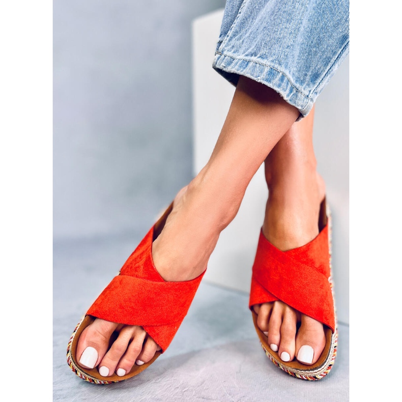 Pantuflas de corcho naranja LS016 Naranja 1