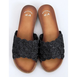 Pantuflas negras de mujer negras H006 Negra negro 1 Pantuflas negras de mujer negras H006 Negra negro 1