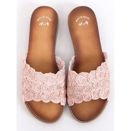 Pink Pantuflas rosa Mujer H006 Rosa rosado 1