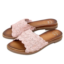 Pink Pantuflas rosa Mujer H006 Rosa rosado 2