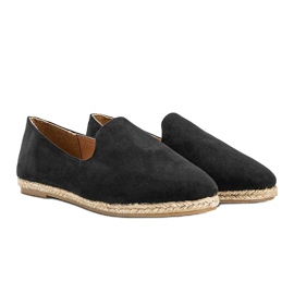 Mocasines negros de mujer Kathryn 1