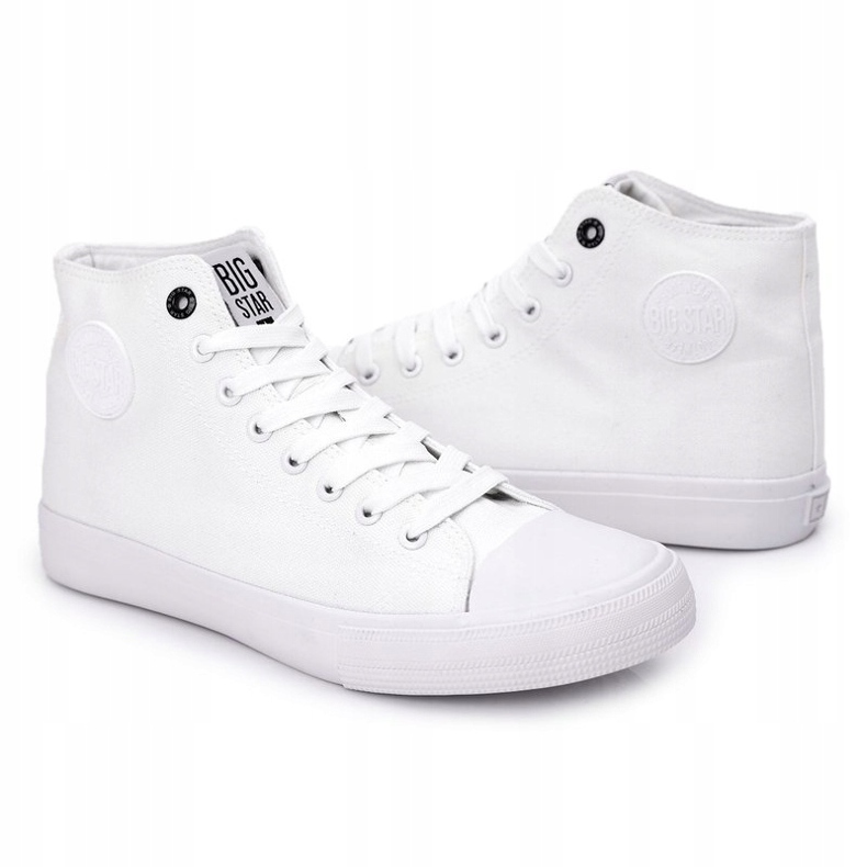 Zapatillas altas clásicas para hombre Big Star FF174551 Blanco 4