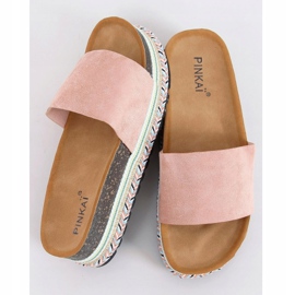 Pantuflas de corcho rosa LS015 Rosa 1