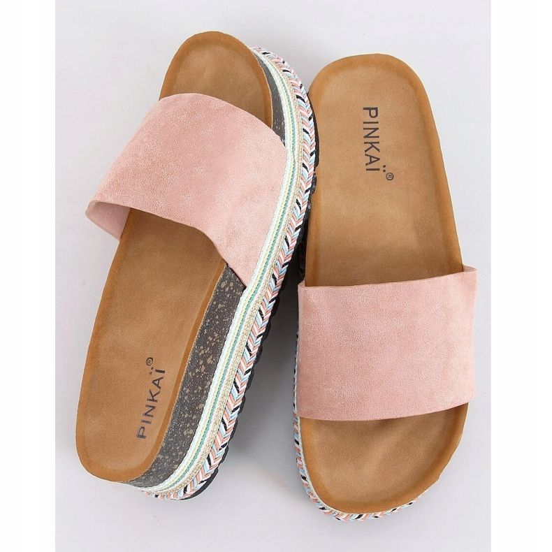 Pantuflas de corcho rosa LS015 Rosa 1