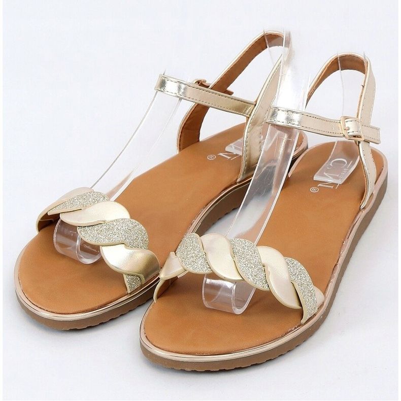 Sandalias mujer oro 123-5 Gold dorado 1