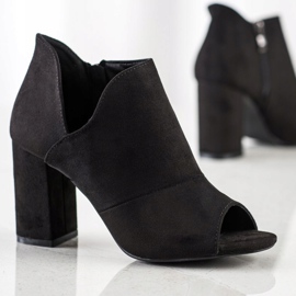 Botas VINCEZA Spring Open Toe negro 1