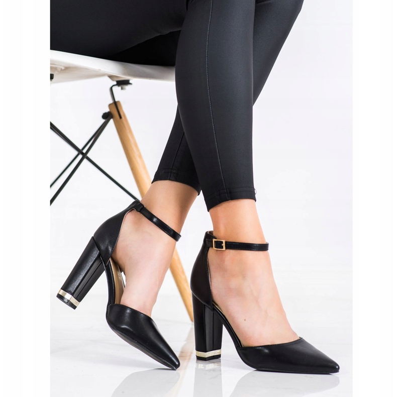 Diamantique Bombas con estilo en Spitz negro 2