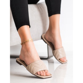 S. BARSKI Zapatillas S.BARSKI acolchadas beige 3