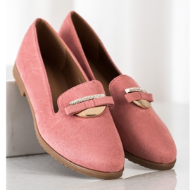 SHELOVET Señores elegantes con circonita cúbica rosa 2