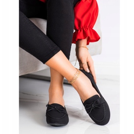 Diamantique Mocasines de piel ecológica negro 3