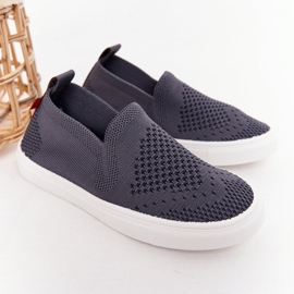 Zapatillas sin cordones Big Star HH374104 grises sin cordones para niños 2