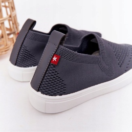 Zapatillas sin cordones Big Star HH374104 grises sin cordones para niños 3