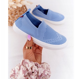 Zapatillas sin cordones Big Star HH374108 azules sin cordones para niños 4