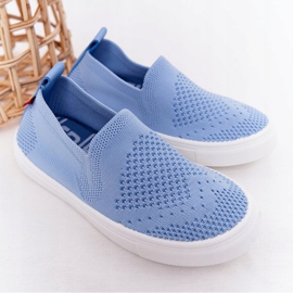 Zapatillas sin cordones Big Star HH374108 azules sin cordones para niños 3