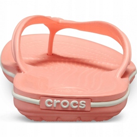 Pantuflas de mujer Crocs Crocband Flip rosa claro y blanco 11033 6KP rosado 6