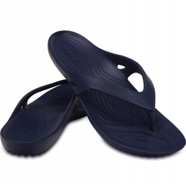 Crocs Kadee Ii Flip W Pantuflas de mujer azul marino 202492410 3