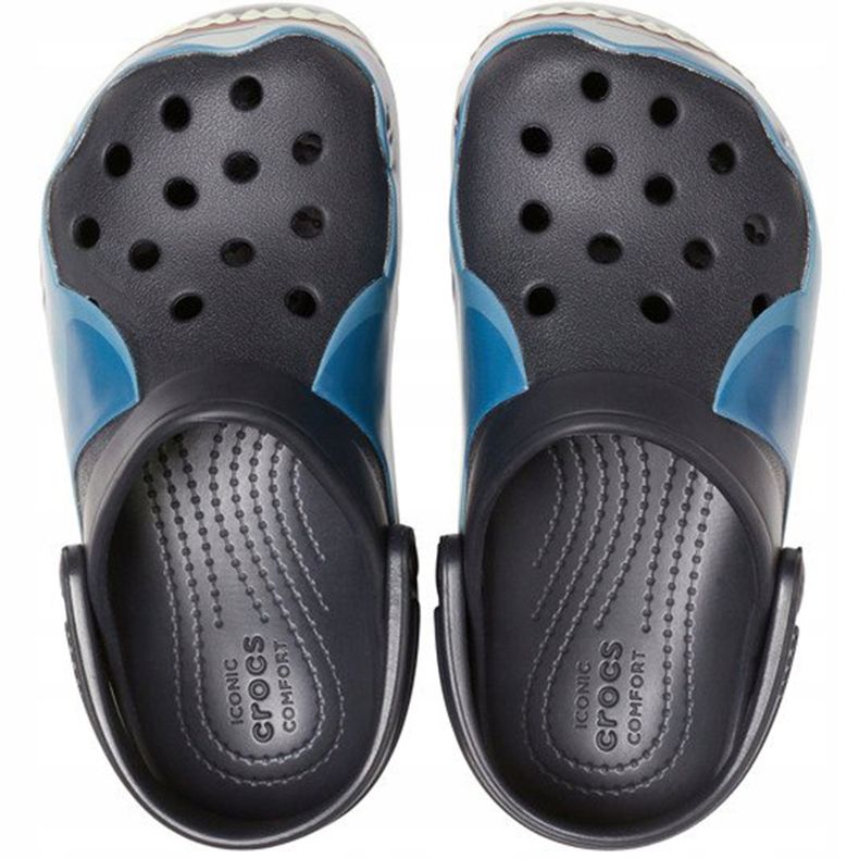 Crocs para niños Fun Lab Shark Band Clg K negro 206271001 2