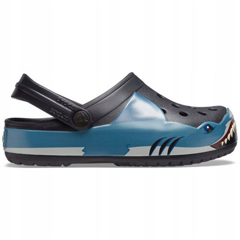 Crocs para niños Fun Lab Shark Band Clg K negro 206271001 1