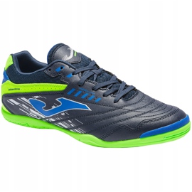 Bota de fútbol Joma Maxima 2103 Sala In negro-verde-azul 3