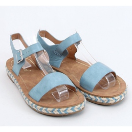 TH005 Sandalias alpargatas azules 3