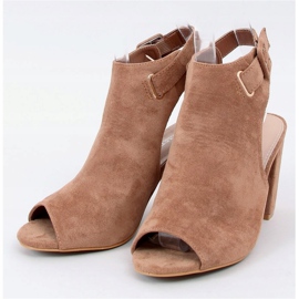 Sandalias tacones camel 100-1001 SA-2 Camel marrón multicolor 3