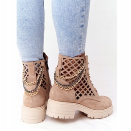 Botas caladas Workery Lewski Shoes 3030-0 Sand marrón 5