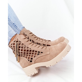 Botas caladas Workery Lewski Shoes 3030-0 Sand marrón 1