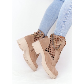Botas caladas Workery Lewski Shoes 3030-0 Sand marrón 3