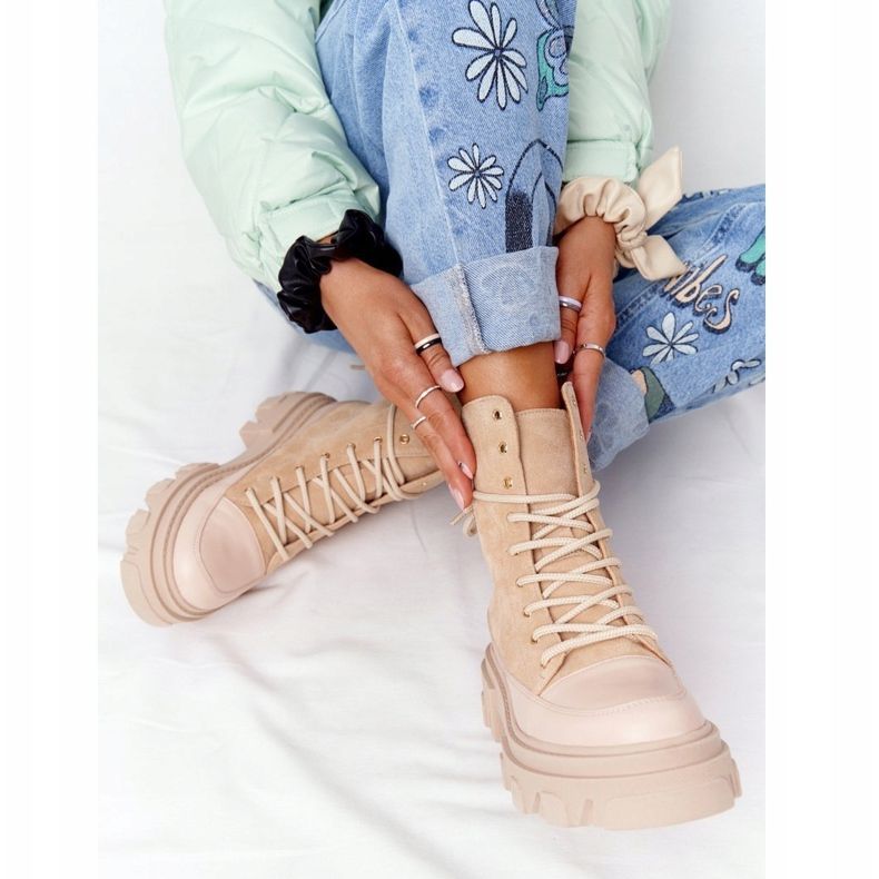 Botas de ante Workery Lewski Shoes 3007-0 Sand beige multicolor 2