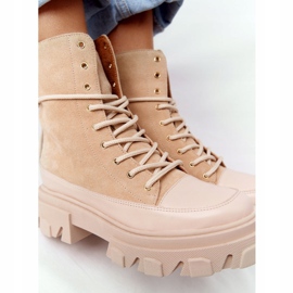 Botas de ante Workery Lewski Shoes 3007-0 Sand beige multicolor 4