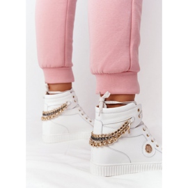 Deportivas Cuña Piel Lewski Shoes 3004-0 Blanco 6