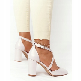 Zapatos De Perla Sobre Un Pilar Sergio Leone SK863 Beige 4