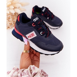 Zapatos Deportivos Para Niños Memory Foam Big Star HH374171 Azul Marino 4