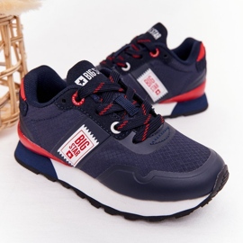 Zapatos Deportivos Para Niños Memory Foam Big Star HH374171 Azul Marino 3
